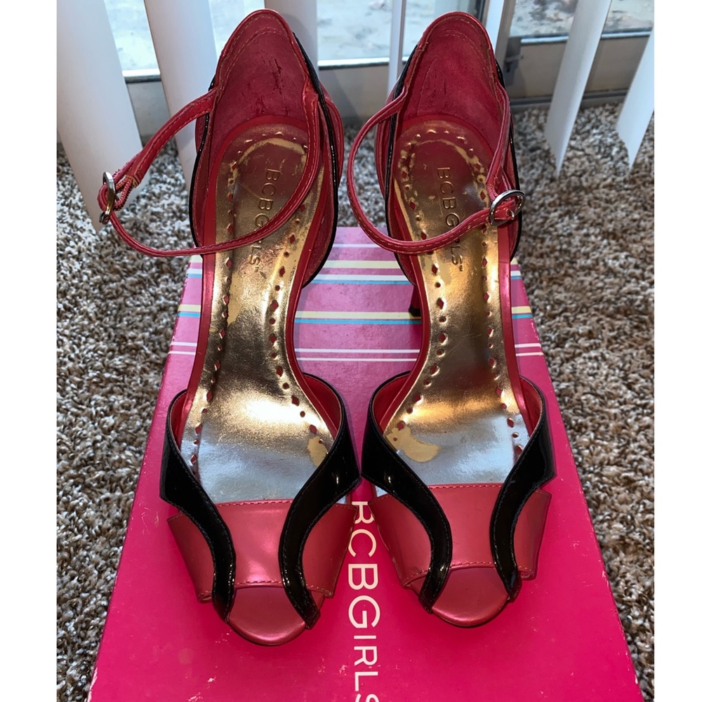 Women’s BCBGirls Hot Pink/Black Heels